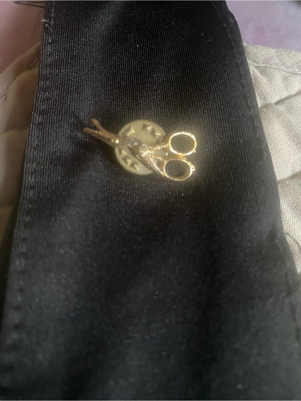Gold Scissors Brooch Pin - Women's Jewelry